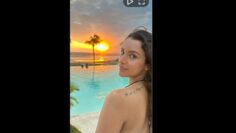 Stunning Tripti dimri relaxing on beach and looking too beautiful